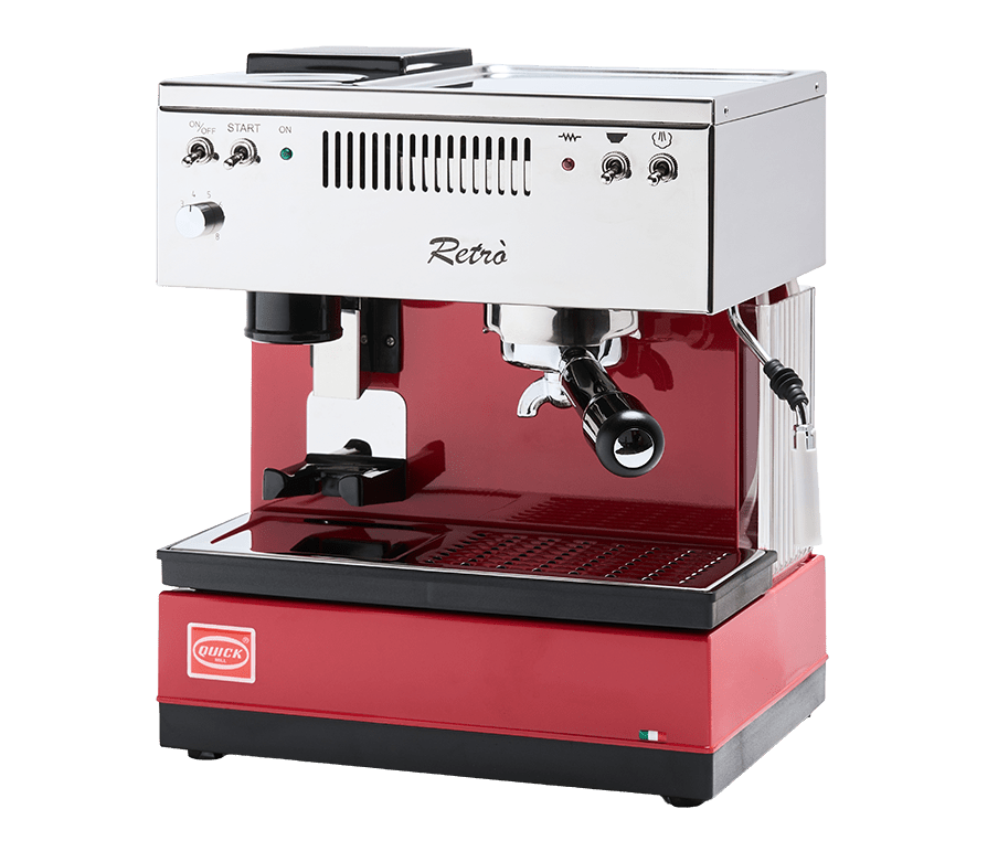 Quick Mill Retrò - Kompakt retro espressomaskin med kvarn - Barista och Espresso