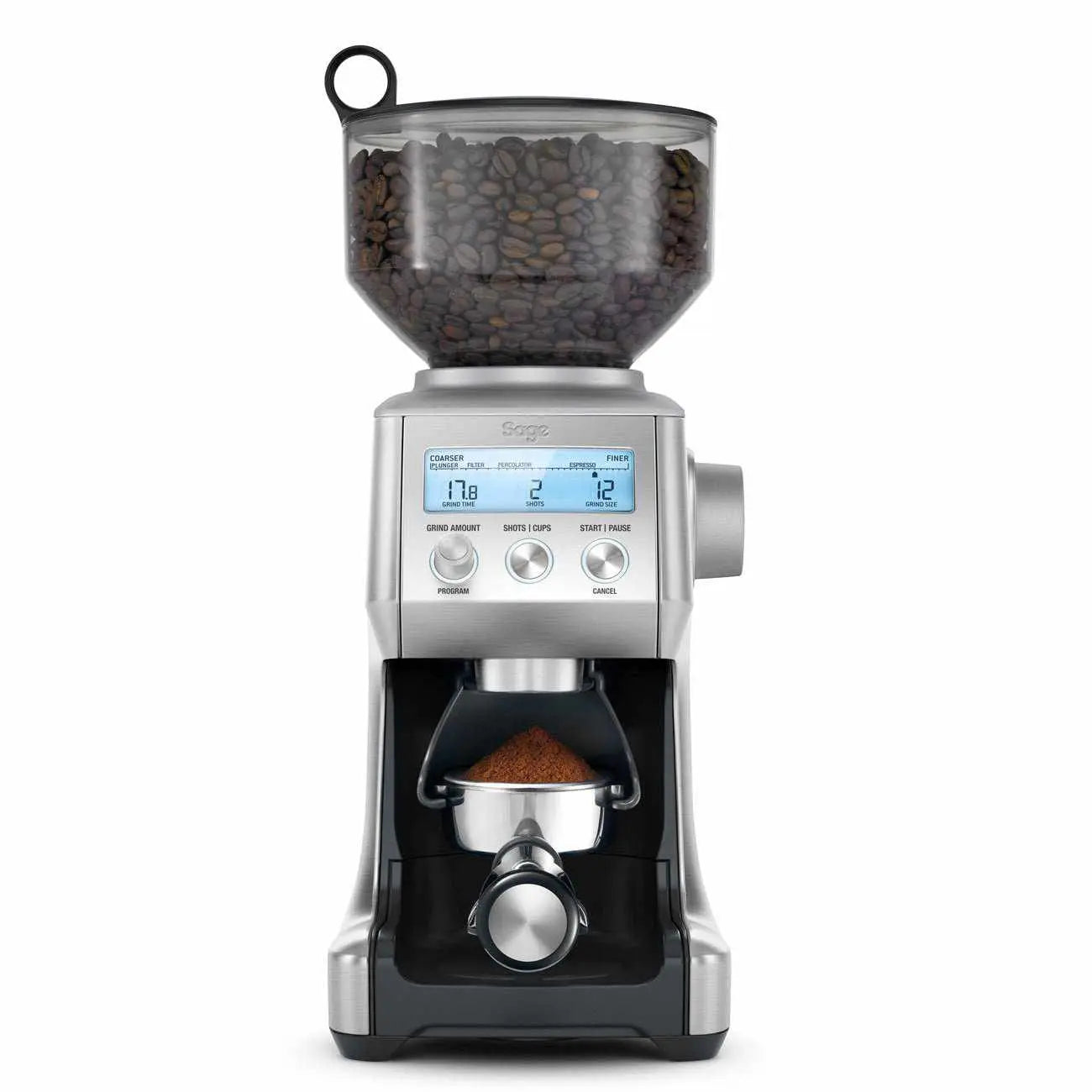 Sage SMART Grinder Pro kafijas dzirnaviņas-Sage atjaunots-nerūsējošais tērauds-kā jauns-barista un Espresso