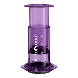 Caurspīdīgs violets AeroPress