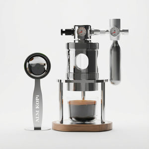 Aleman mikro pneimatiskā espresso mašīna | Gaisa darbināma 58 mm galda virsmai