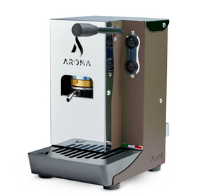 Aroma Plus+ – Kompaktiškas itāļu espresso automāts kapsulām