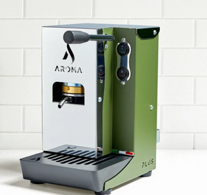 Aroma Plus+ – Kompaktiškas itāļu espresso automāts kapsulām
