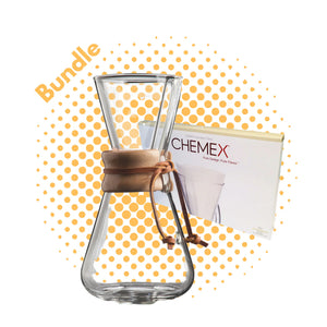 Chemex 3 krūzes + 100 filtri ESPRESSO GEAR