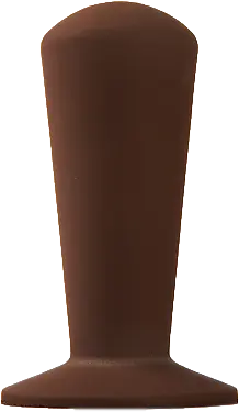 Luce aizvietojamā roktura brūnā krāsā, ergonomiski izstrādāta espresso un kafijas pagatavošanai.