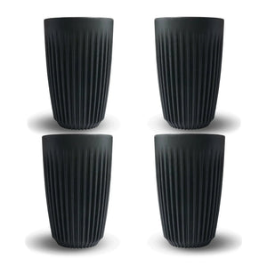 Krūze 12oz ogļu krāsā 4 gab. - Huskee HUSKEE