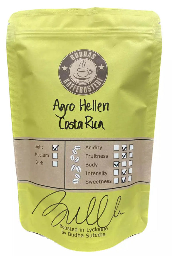 Agro Hellen - Hela pupiņas gaiša/vidēja grauzdēšana filtra kafijas pagatavošanai 250g - Barista un Espresso