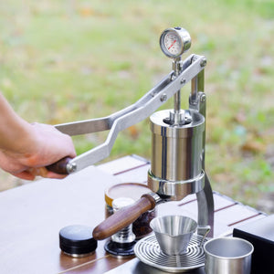 Aleman 2P espresso automāts ar manuālu sviru | Pamatne un pilēšanas paliktnis no nerūsējošā tērauda