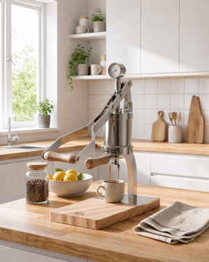 Aleman 2 manuālā espresso kafijas automāts | PID temperatūras kontrole un 58 mm profesionāla grupa