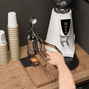 Aleman 2 manuālā espresso kafijas automāts | PID temperatūras kontrole un 58 mm profesionāla grupa