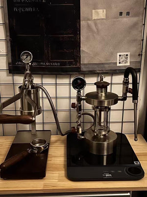 Aleman 2 manuālā espresso kafijas automāts | PID temperatūras kontrole un 58 mm profesionāla grupa