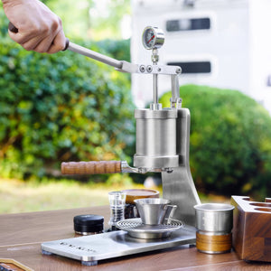 Aleman Sniper espresso automāts ar manuālu sviru | Precision Tower no nerūsējošā tērauda