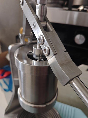 Aleman Sniper espresso automāts ar manuālu sviru | Precision Tower no nerūsējošā tērauda