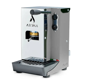Aroma Plus+ – Kompakt italiensk espressomaskin för pods - Barista och Espresso