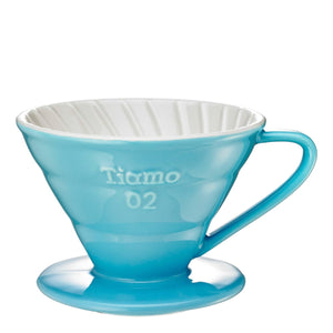 Filter V60 Ceramic - blue - Tiamo - Barista och Espresso