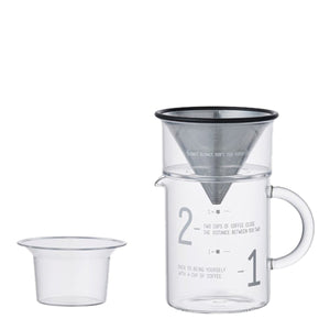 Karaff Pourover LAB med SS - filter 300ml - Barista och Espresso