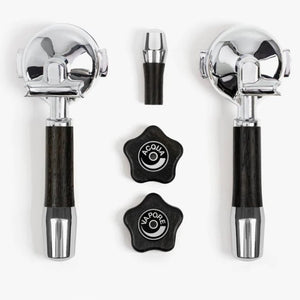 Handtagsset för ECM rotationshjul-Handtagsset-Wiedemann Manufuktur-Alternativ 1-Svart ek-Barista och Espresso